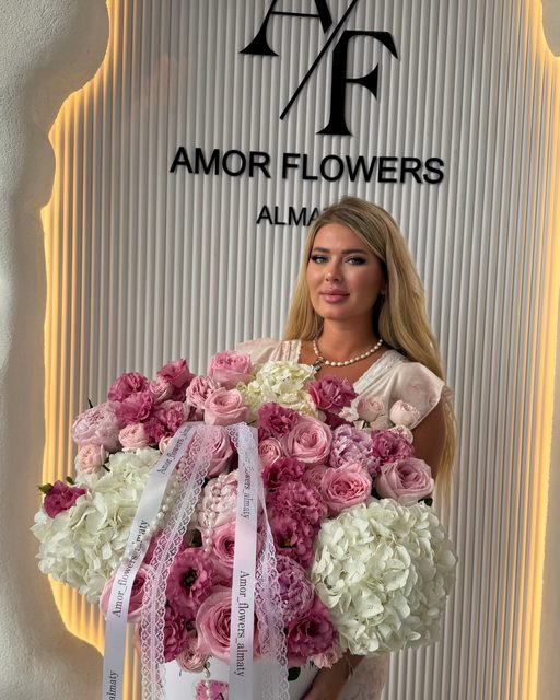 Цветочная шляпная коробка «Amor Elegance №18»